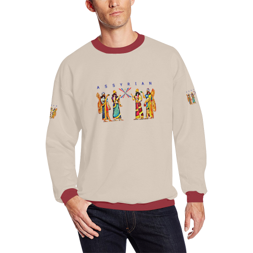 Assyrian Anunnaki All Over Print Crewneck Sweatshirt for Men (Model H18)