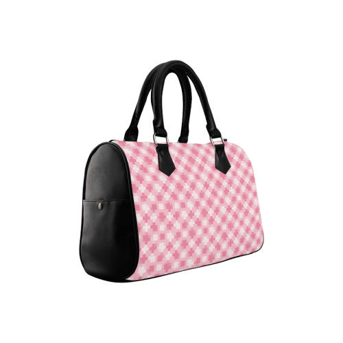 pink pattern Boston Handbag (Model 1621)