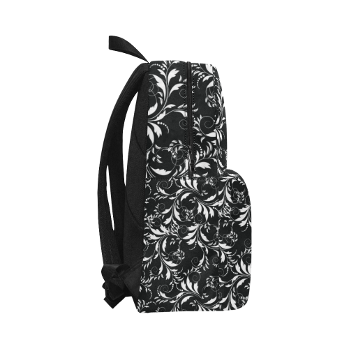Fancy Floral Pattern Unisex Classic Backpack (Model 1673)