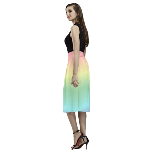 Pastel Rainbow Aoede Crepe Skirt (Model D16)