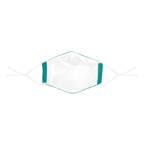 color dark cyan 3D Mouth Mask with Drawstring (30 Filters Included) (Model M04) (Non-medical Products)