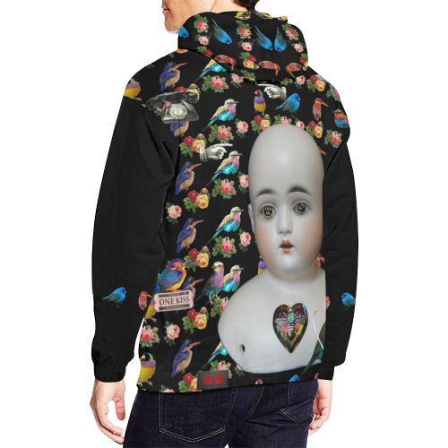 My Creepy Valentine All Over Print Hoodie for Men/Large Size (USA Size) (Model H13)