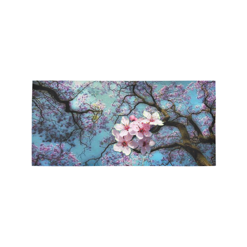 Cherry blossomL Area Rug 7'x3'3''
