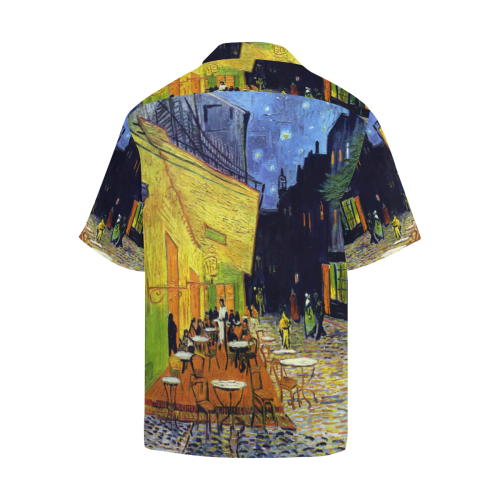 Vincent Willem van Gogh - Cafe Terrace at Night Hawaiian Shirt (Model T58)