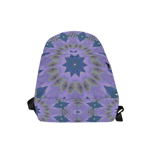 purple mandala digital fractal Unisex Classic Backpack (Model 1673)