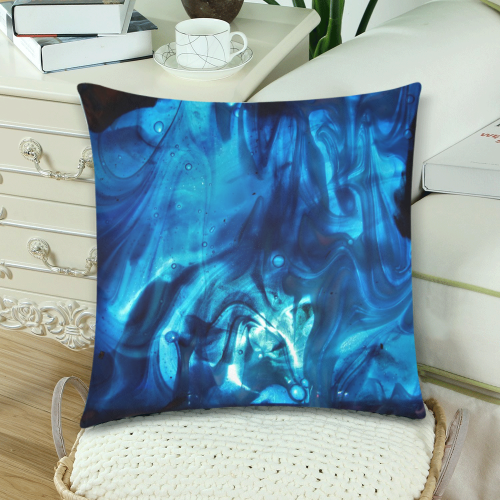 navigating wholeness Custom Zippered Pillow Cases 18"x 18" (Twin Sides) (Set of 2)