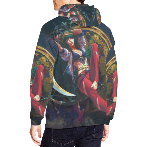 TWW - Talisman by Abrahem Swaid All Over Print Hoodie for Men/Large Size (USA Size) (Model H13)