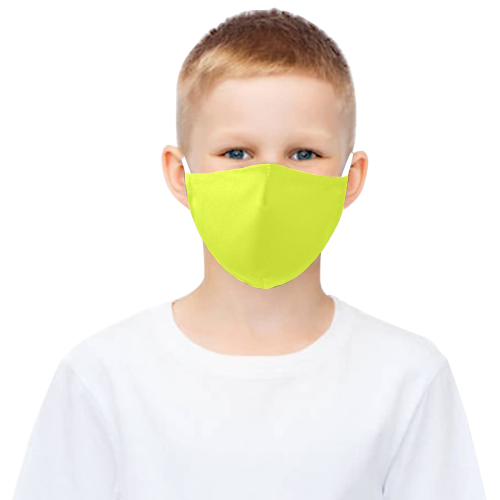 color luis lemon 3D Mouth Mask with Drawstring (Pack of 5) (Model M04)