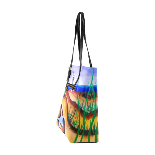 Chilly Winter Beach by Skinderella Euramerican Tote Bag/Small (Model 1655)