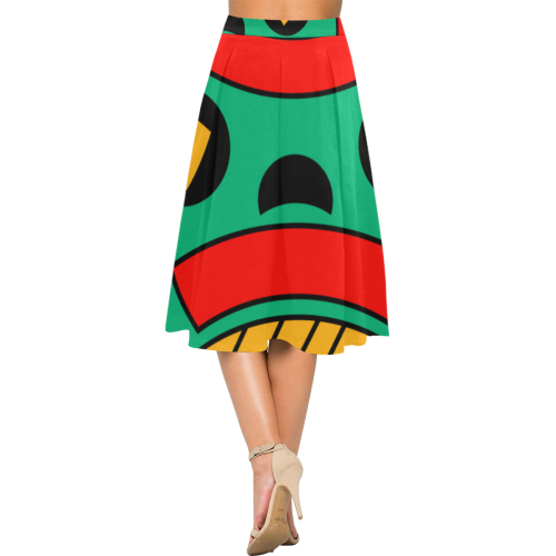 African Scary Tribal Aoede Crepe Skirt (Model D16)