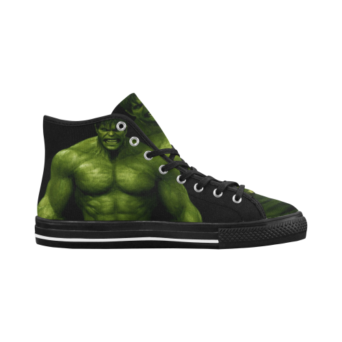 angry-hulk-wallpaper-high-quality-For-Free-Wallpap Vancouver H Women's Canvas Shoes (1013-1)