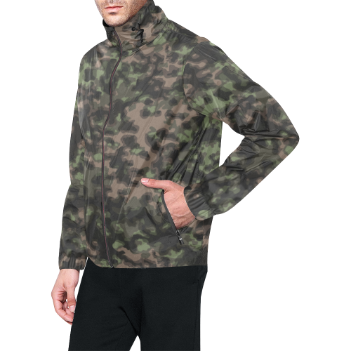 WWII Rauchtarn Spring Camouflage Unisex All Over Print Windbreaker (Model H23)