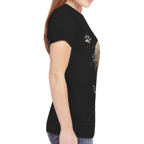 Shaman Totem Eagle New All Over Print T-shirt for Women (Model T45)