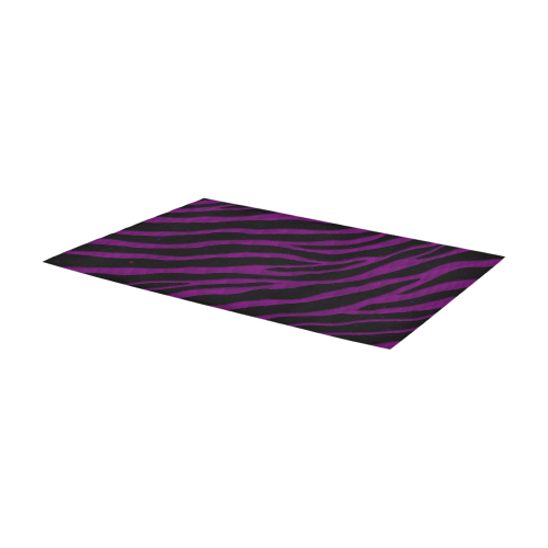 Ripped SpaceTime Stripes - Purple Area Rug 7'x3'3''