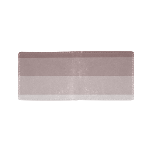 Grey multicolored stripes Mini Bifold Wallet (Model 1674)