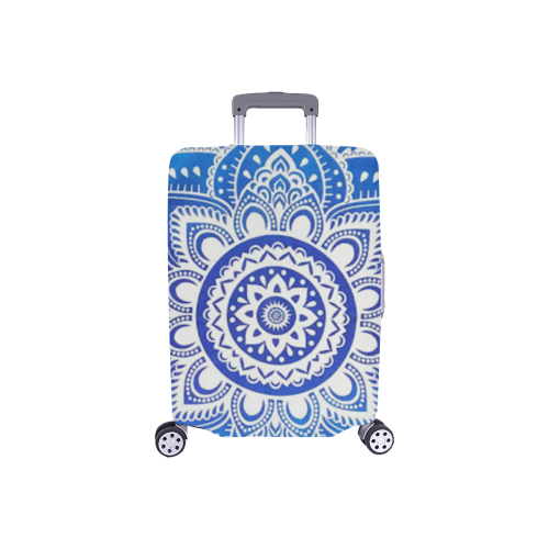 MANDALA LOTUS FLOWER Luggage Cover/Small 18"-21"