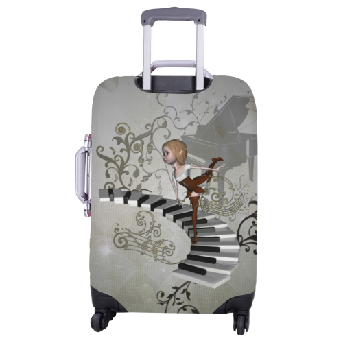 Music, dancing fairy Luggage Cover/Large 26"-28"
