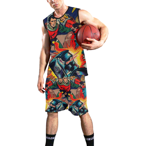Battle in Space All Over Print Basketball Uniform