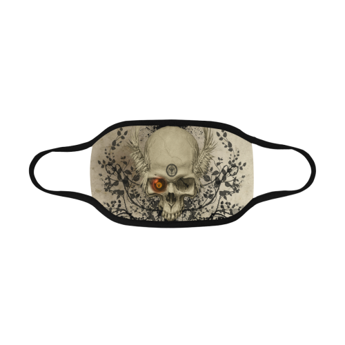 Amazing skull with wings,red eye Mouth Mask
