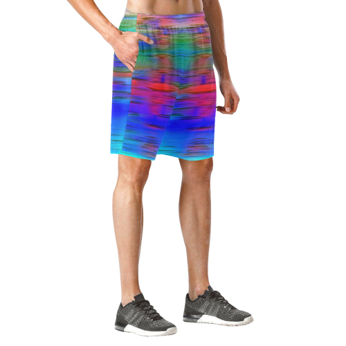 noisy gradient 1 by JamColors Men's All Over Print Elastic Beach Shorts (Model L20)