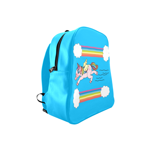 UNICORN FLIGHT BGB PRINT BACKPACK School Backpack (Model 1601)(Small)