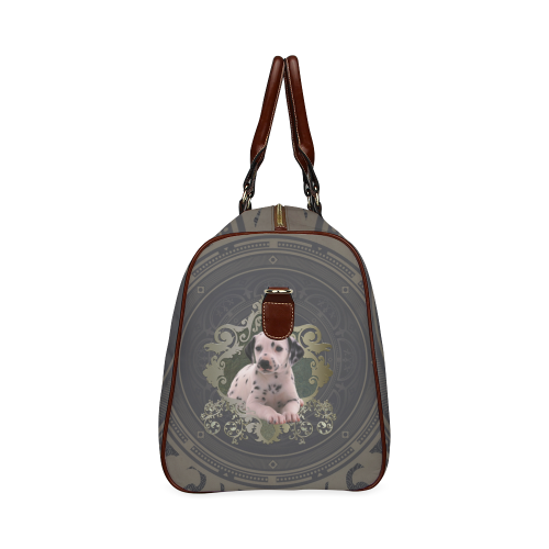Cute dalmatian Waterproof Travel Bag/Large (Model 1639)