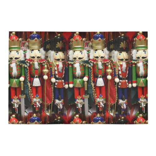 Christmas Nut Cracker Soldiers Azalea Doormat 24" x 16" (Sponge Material)