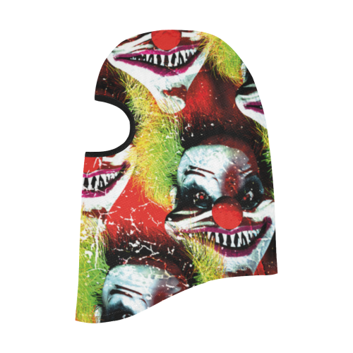scary halloween horror clown pattern All Over Print Balaclava