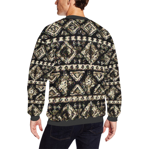 Tones All Over Print Crewneck Sweatshirt for Men/Large (Model H18)