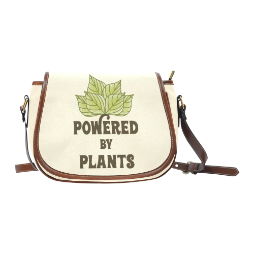 Powered by Plants (vegan) Saddle Bag/Large (Model 1649)
