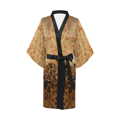 Wonderful decorative floral design Kimono Robe