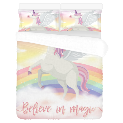 unicorn 3-Piece Bedding Set