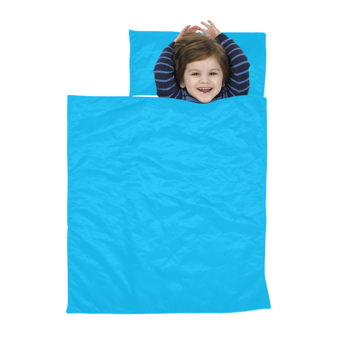 color deep sky blue Kids' Sleeping Bag