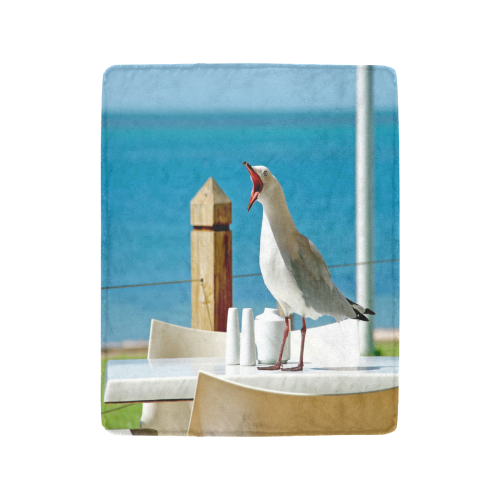 Silly Seagull Ultra-Soft Micro Fleece Blanket 40"x50"