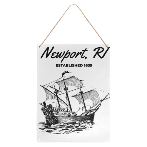 Newport, RI Metal Tin Sign 12"x16"