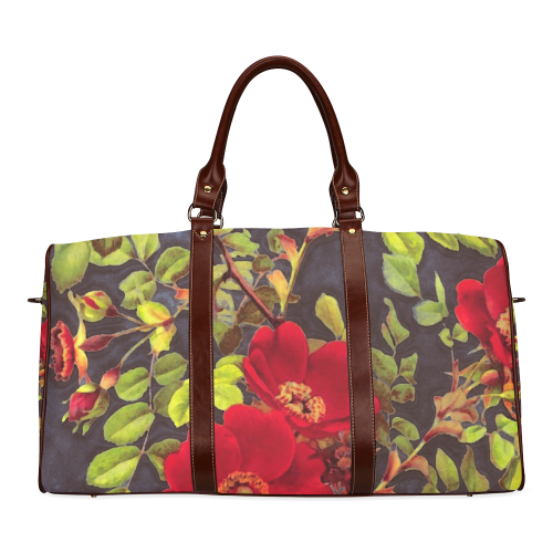 flowers #flowers #pattern #flora Waterproof Travel Bag/Small (Model 1639)