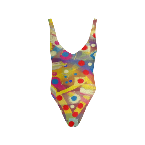 CONFETTI NIGHTS 16 Sexy Low Back One-Piece Swimsuit (Model S09)