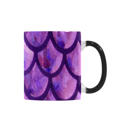 Mermaid SCALES Purple Custom Morphing Mug