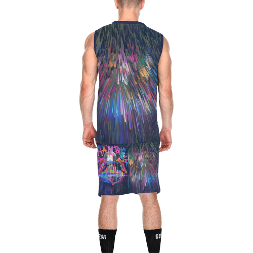 Hamburg Popart by Nico Bielow All Over Print Basketball Uniform