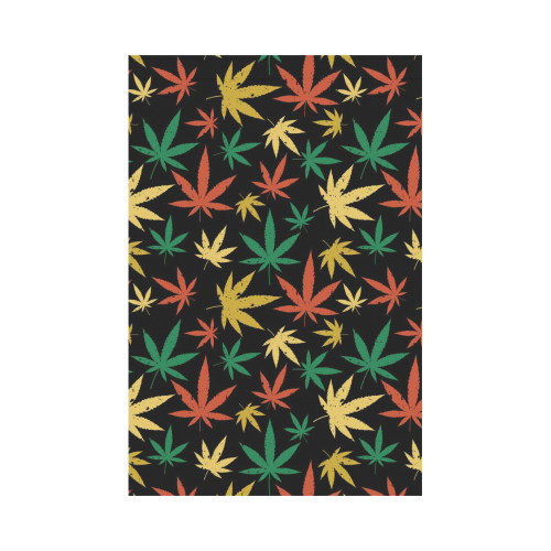 Cannabis Pattern Garden Flag 12‘’x18‘’（Without Flagpole）