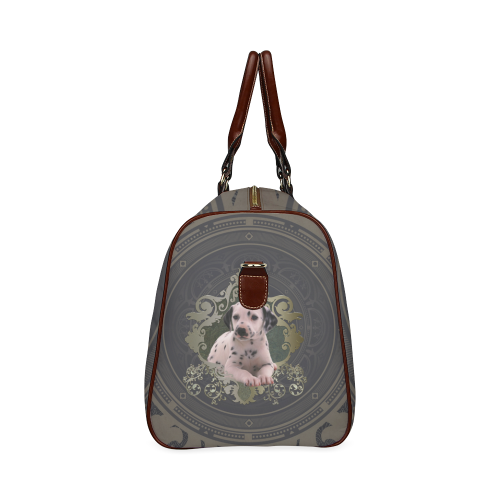 Cute dalmatian Waterproof Travel Bag/Small (Model 1639)