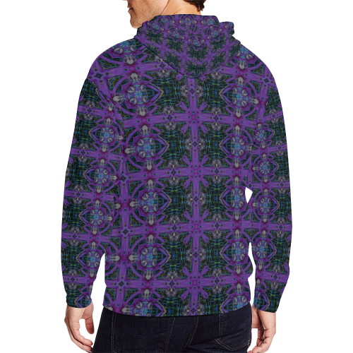 breath taking spiders 1a17c2 All Over Print Full Zip Hoodie for Men (Model H14)