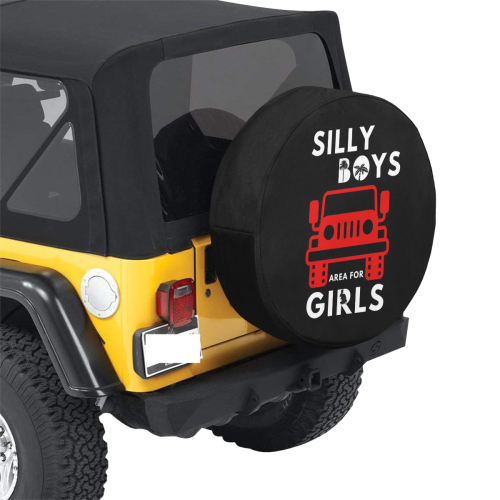Silly Boys Jeep Wave for Girls Jeep Girl Spare Jeep Tire Cover 
