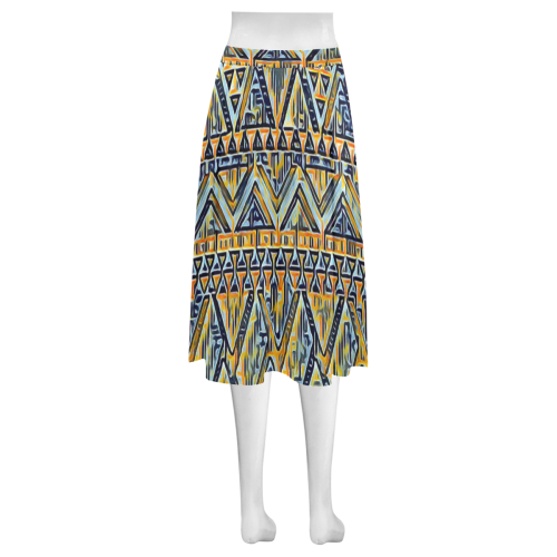 Y & B Mnemosyne Women's Crepe Skirt (Model D16)