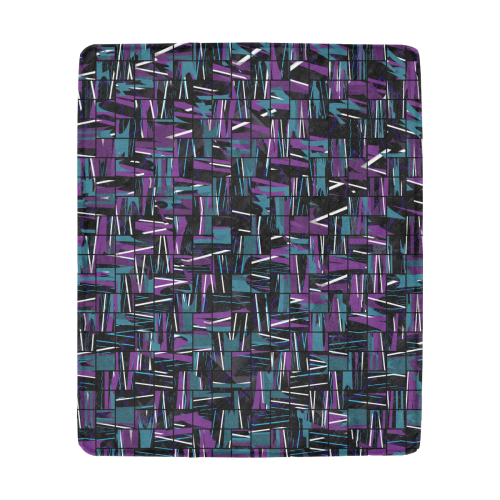 Square Chaos Ultra-Soft Micro Fleece Blanket 50"x60"