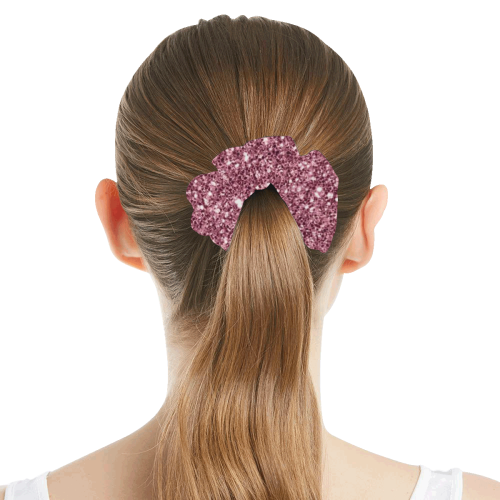 New Sparkling Glitter Print C by JamColors All Over Print Hair Scrunchie