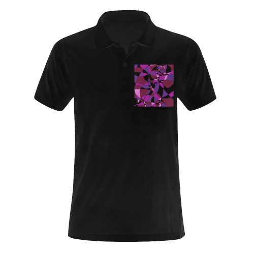 Abstract Design #6 Men's Polo Shirt (Model T24)