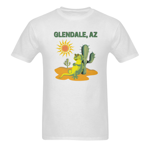 Glendale, Arizona Men's T-Shirt in USA Size (Two Sides Printing)