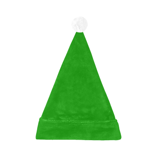 Holiday Bright Green Santa Hat