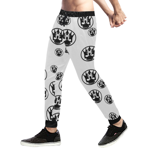 CRX Mask Pattern Men's All Over Print Sweatpants/Large Size (Model L11)